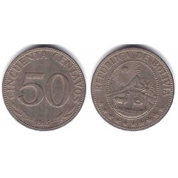 (190) Bolivia. 1965. 50 Centavos (MBC)