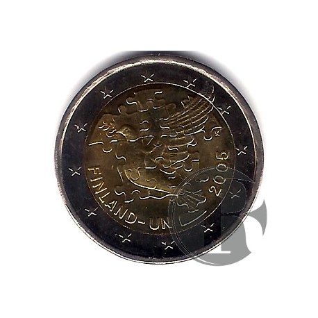 Finlandia. 2005. 2 Euro (SC) ONU