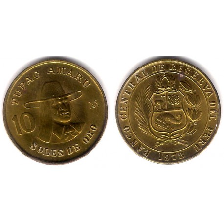 (272.2) Perú. 1978. 10 Soles de Oro (EBC)