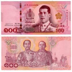 Tailandia. 2018. 100 Baht (SC)