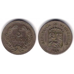 (Y382) Venezuela. 1964. 5 Céntimos (EBC)