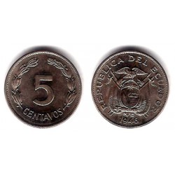 (75b) Ecuador. 1946. 5 Centavos (SC)