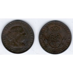 [1867] 2.5 Céntimos de Escudo (MBC)