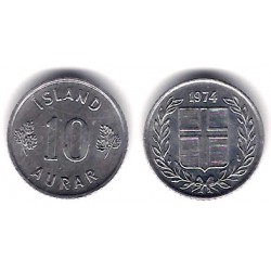 (10a) Islandia. 1974. 10 Aurar (SC)