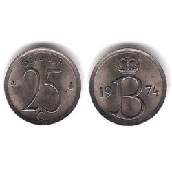 (153.1) Bélgica. 1974. 25 Centimes (MBC)