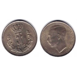 (56) Luxemburgo. 1976. 5 Francs (MBC)