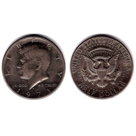 (202b) Estados Unidos de América. 1971(D). Half Dollar (MBC)