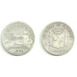 1869*(18-69) 2 Pesetas (BC)