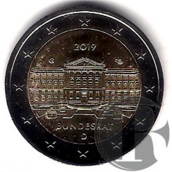 Alemania. 2019(D). 2 Euro (SC) Bundesraat