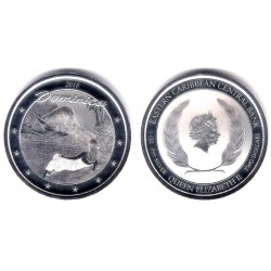 Estados Orientales Caribeños. 2018. 2 Dollars (Proof) (Plata) Dominica