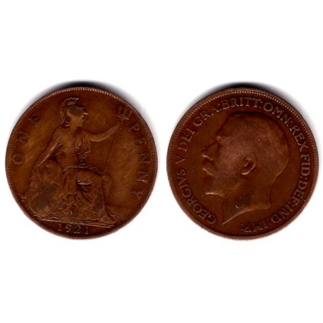 (810) Gran Bretaña. 1921. 1 Penny (BC)