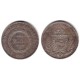 (466) Brasil. 1855. 2000 Reis (EBC-) (Plata)