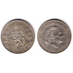 (185) Países Bajos. 1959. 2½ Gulden (EBC) (Plata)