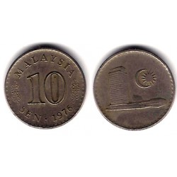 (3) Malasia. 1976. 10 Sen (MBC)