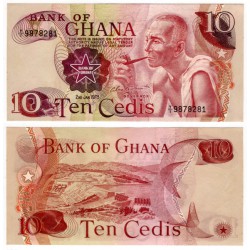 (16f) Ghana. 1978. 10 Cedis (SC)