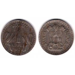 (78.1) India. 1975. 1 Rupee (EBC)