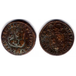 Felipe V. 1718. 1 Maravedi (BC-) Ceca de Barcelona