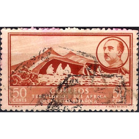 (312) Guinea Española. 1949-50. 50 Céntimos (Usado)