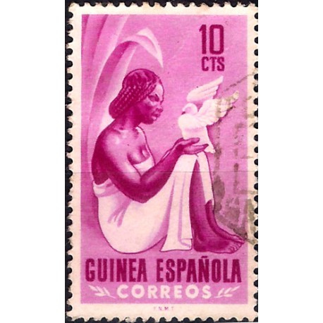 (327) Guinea Española. 1953. 10 Céntimos (Usado)