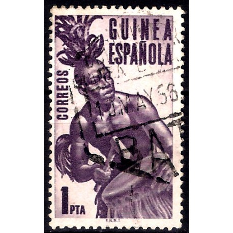 (329) Guinea Española. 1953. 1 Peseta (Usado)