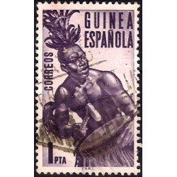 (329) Guinea Española. 1953. 1 Peseta (Usado)