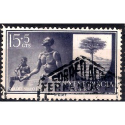 (B40) Guinea Española. 1956. 15 + 5 Céntimos (Usado)