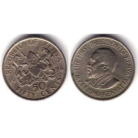 (13) Kenia. 1974. 50 Cents (MBC)