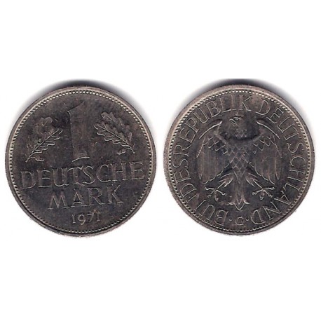 (110) Alemania. 1971(G). 1 Mark (MBC)