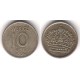 (823) Suecia. 1954. 10 Ore (BC-) (Plata)