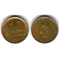 (66) Argentina. 1970. 10 Centavos (MBC+)