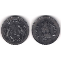 (92.2) India. 2000. 1 Rupee (MBC)