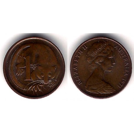 (62) Australia. 1971. 1 Cent (SC)