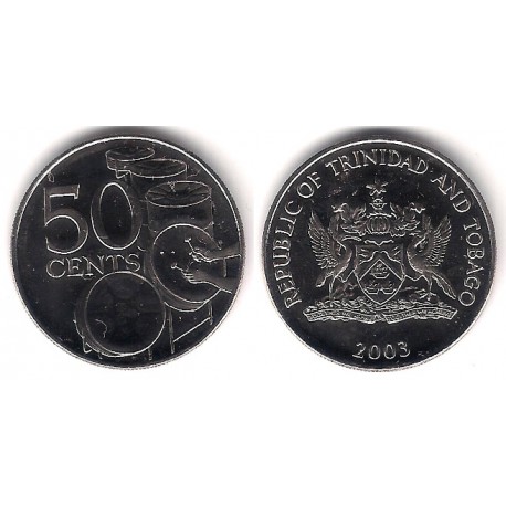 (33) Trinidad y Tobago. 2003. 50 Cents (SC)