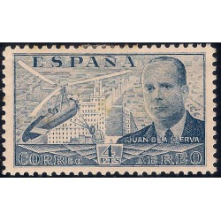 (886) 1939. 4 Pesetas. Juan de la Cierva (Usado)