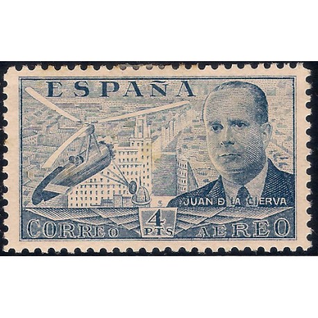 (886) 1939. 4 Pesetas. Juan de la Cierva (Usado)