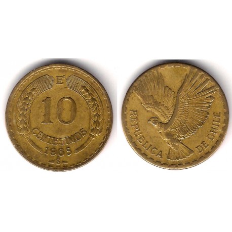 (191) Chile. 1965. 10 Centesimos (MBC)