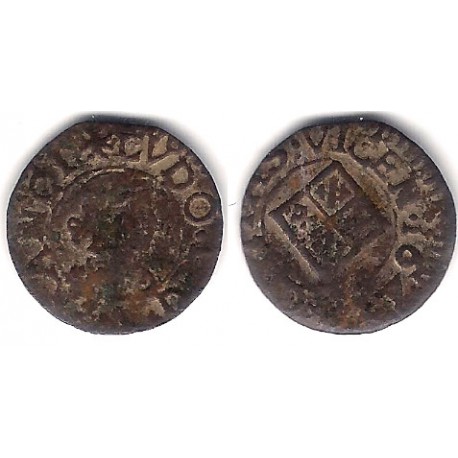 Luis XIV (Principado Catalán). 1643. Dinero (BC) Ceca de Vic