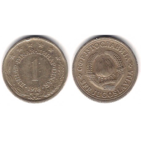 (59) Yugoslavia. 1978. 1 Dinar (MBC)