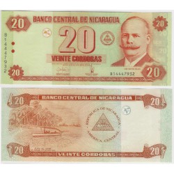 (197) Nicaragua. 2006. 20 Cordobas (SC)