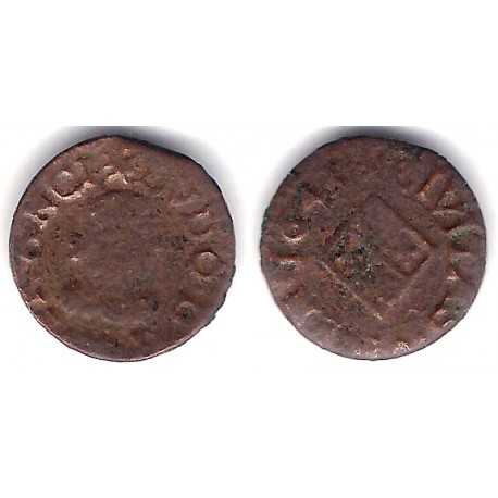 Luis XIV (Principado Catalán). 1643. Dinero (RC+) Ceca de Vic