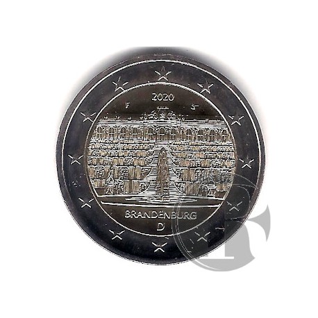 Alemania. 2020(F). 2 Euro (SC) Brandenburg