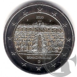 Alemania. 2020(J). 2 Euro (SC) Brandenburgo