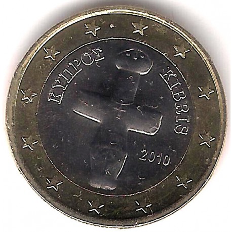 Chipre. 2010. 1 Euro (SC)