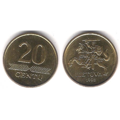 (107) Lituania. 1998. 20 Centu (SC)