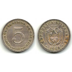 (23.2) Panamá. 1962. 5 Centesimos (MBC)