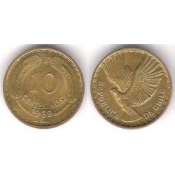 (191) Chile. 1969. 10 Centesimos (SC)