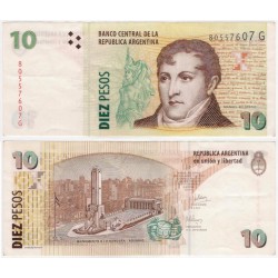 (354) Argentina. 2003. 10 Pesos (EBC-)