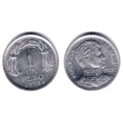 (179a) Chile. 1954. 1 Peso (SC)