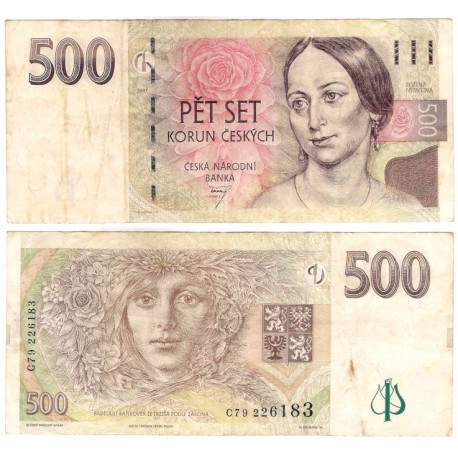 (20a) República Checa. 1997. 500 Korun (BC+)