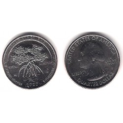 Estados Unidos de América. 2020(P). Quarter Dollar (SC) Salt River Bay